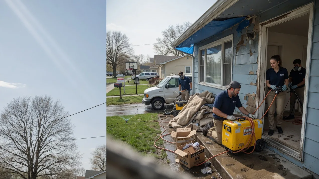 Basement Flood Cleanup in Strong, AR near me